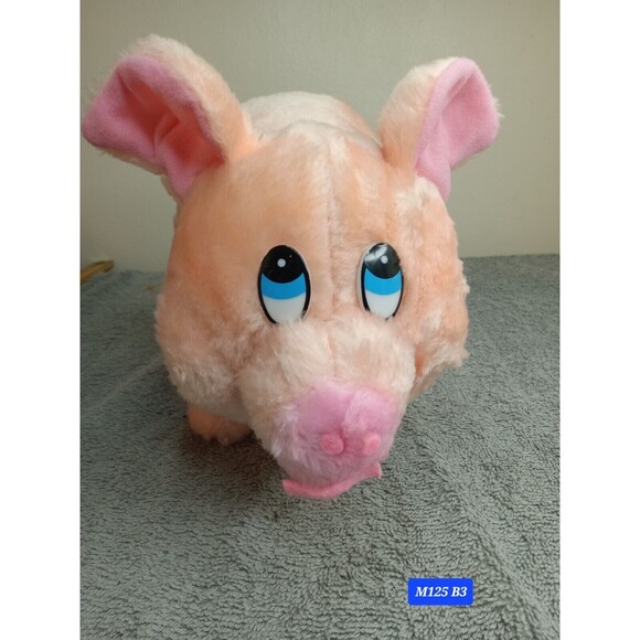 Vintage Pink Pig Plush Stuffed Toy Wonder Toys Co.  10" Inc long - Picture 1 of 5
